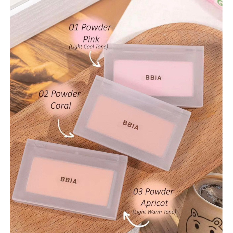 Phấn má hồng dạng phấn Bbia Ready To Wear Powder Cheek (Apricot Edition)