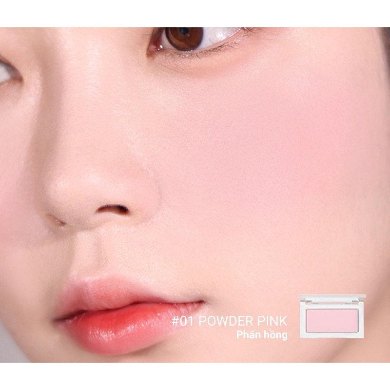Phấn má hồng dạng phấn Bbia Ready To Wear Powder Cheek (Apricot Edition)