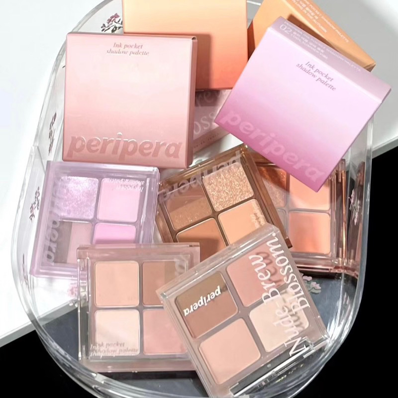 Phấn Mắt 4 Ô Peripera Ink Pocket Shadow Palette bền màu Hàn quốc