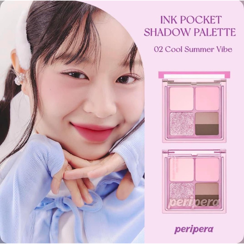 Phấn Mắt 4 Ô Peripera Ink Pocket Shadow Palette bền màu Hàn quốc
