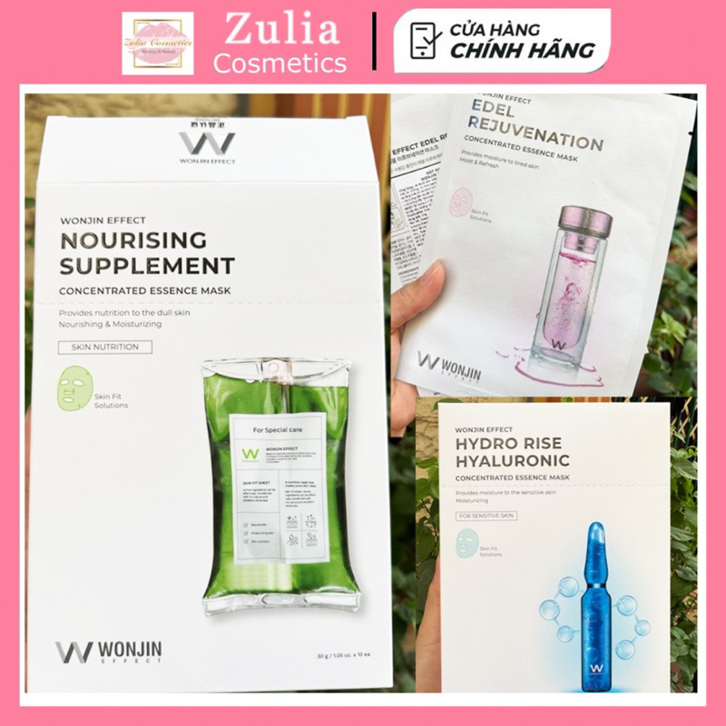 Mặt Nạ Wonjin Hàn Quốc Chính Hãng Wonjin Effect Edel Rejuvenation Nourising Supplement Hydro Rise