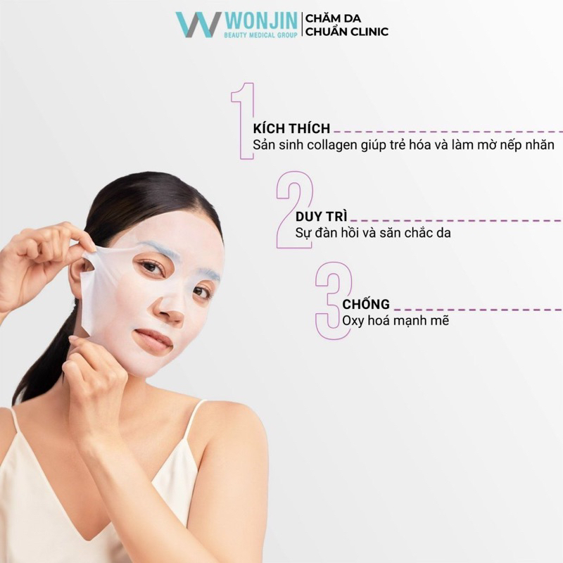 Mặt Nạ Wonjin Hàn Quốc Chính Hãng Wonjin Effect Edel Rejuvenation Nourising Supplement Hydro Rise