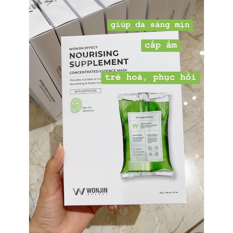 Mặt Nạ Wonjin Hàn Quốc Chính Hãng Wonjin Effect Edel Rejuvenation Nourising Supplement Hydro Rise