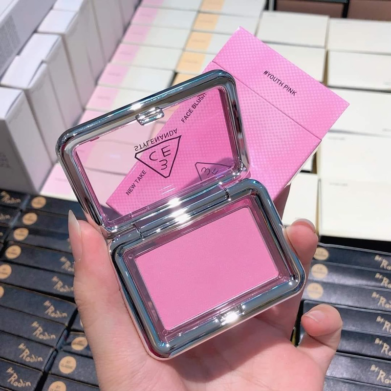 Phấn Má Hồng 3CE New Take Face Blusher [Youth Pink- The Motion- Haze Beige- How Dare- Slide Slowly]
