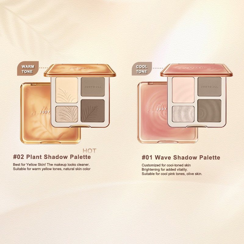 Bảng Phấn Tạo Khối JUDY-DOLL Highlight Bắt Sáng Tự Nhiên Lâu Trôi Chống Nước