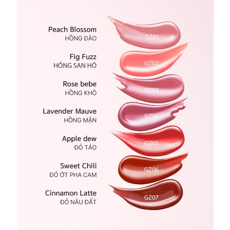 Son Tint Bóng Black Rouge Chewy Lip Glaze 3.28g căng mọng môi dạng gloss siêu bóng