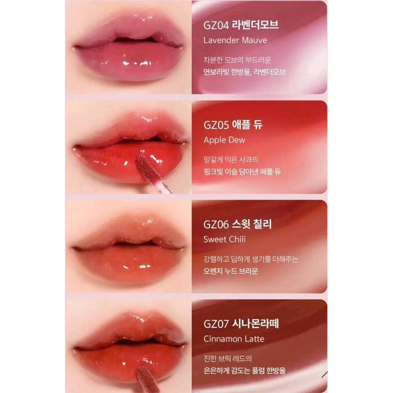 Son Tint Bóng Black Rouge Chewy Lip Glaze 3.28g căng mọng môi dạng gloss siêu bóng