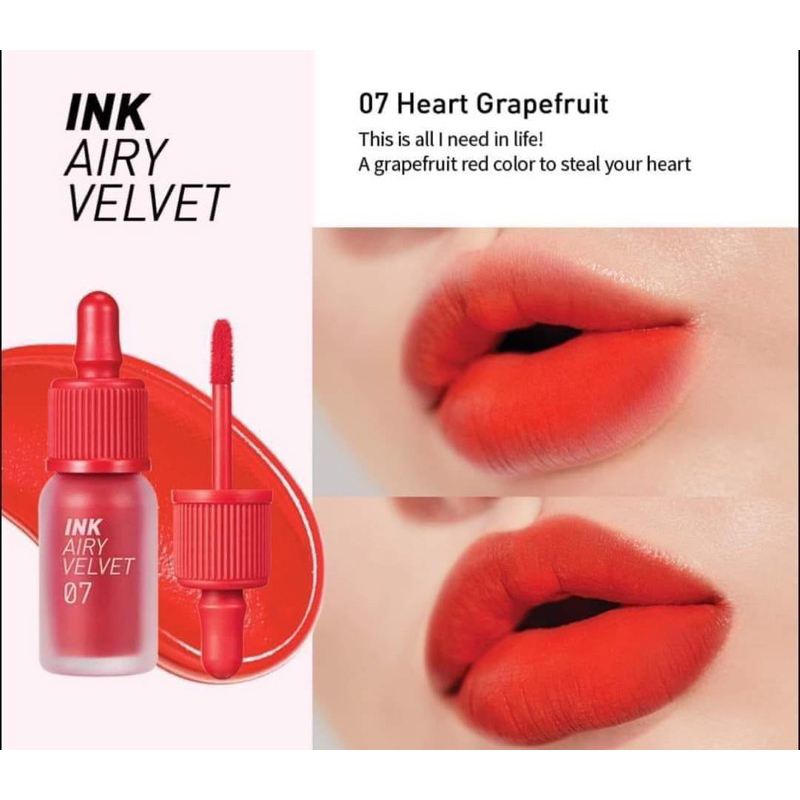 Son Kem INK VELVET PERIPERA 2023 mềm môi bền màu