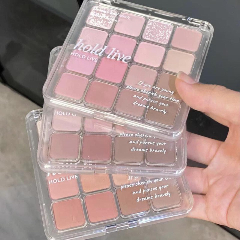 [HOLD LIVE] Bảng Phấn Mất 16 Ô HOLD LIVE Sunset Magic, Tone màu pastel, nhẹ nhàng