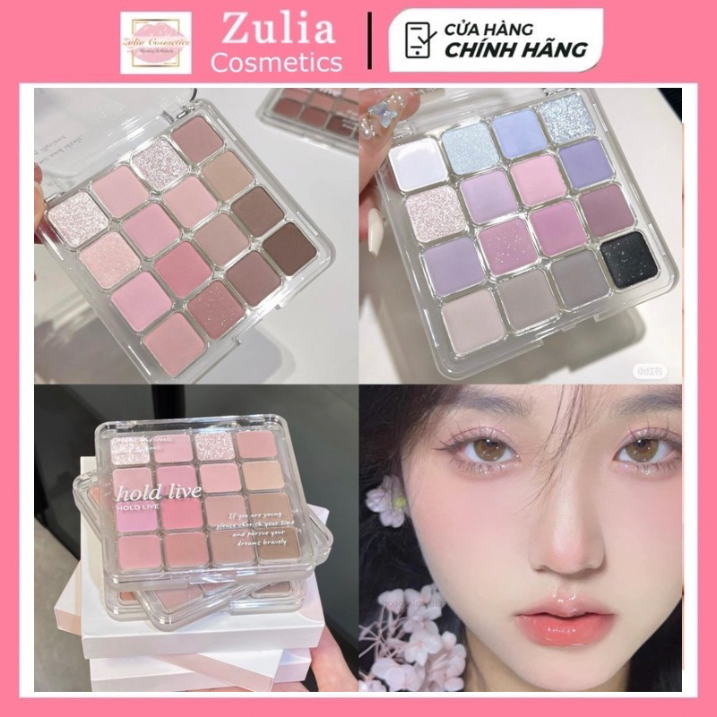 [HOLD LIVE] Bảng Phấn Mất 16 Ô HOLD LIVE Sunset Magic, Tone màu pastel, nhẹ nhàng