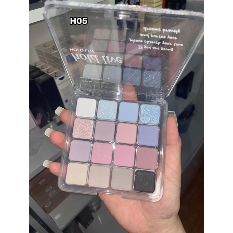[HOLD LIVE] Bảng Phấn Mất 16 Ô HOLD LIVE Sunset Magic, Tone màu pastel, nhẹ nhàng