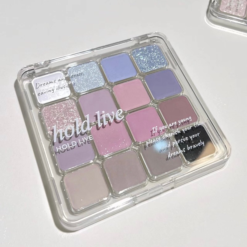 [HOLD LIVE] Bảng Phấn Mất 16 Ô HOLD LIVE Sunset Magic, Tone màu pastel, nhẹ nhàng