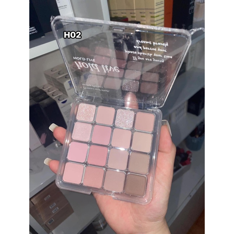 [HOLD LIVE] Bảng Phấn Mất 16 Ô HOLD LIVE Sunset Magic, Tone màu pastel, nhẹ nhàng