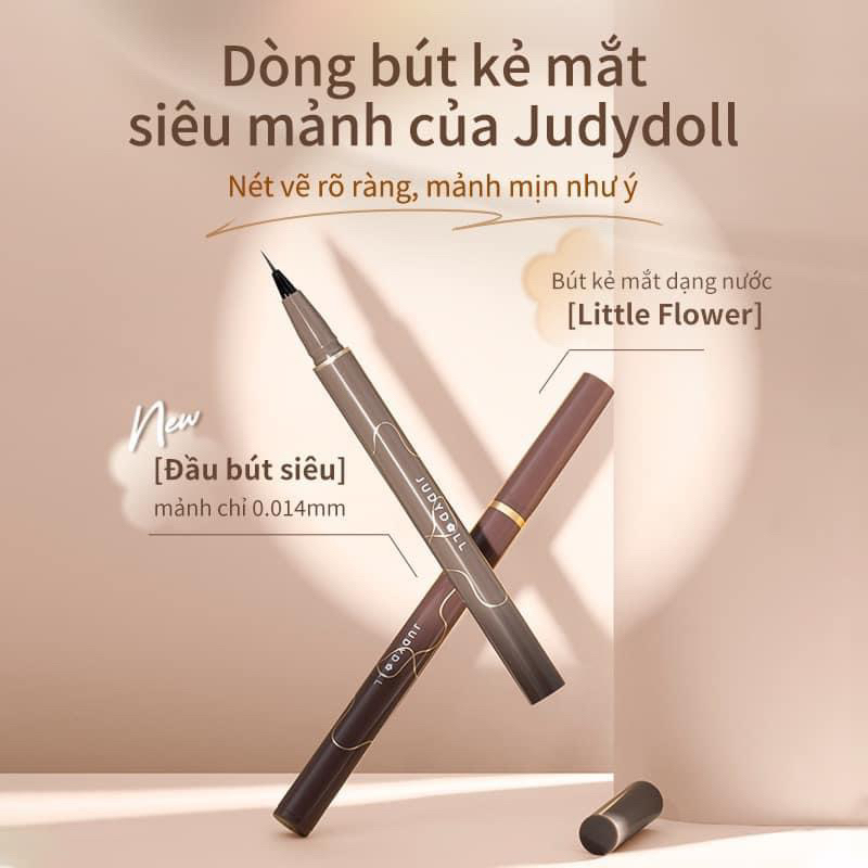 [JUDYDOLL] Bút kẻ mắt Nét Siêu Mảnh JudyDoll 0.014mm, Chống Nước, Chống Lem, Lâu Trôi  Khô nhanh