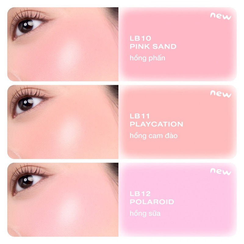 KEM MÁ HỒNG OFÉLIA LOLLI LIQUID BLUSH màu xinh Zulia Cosmetics