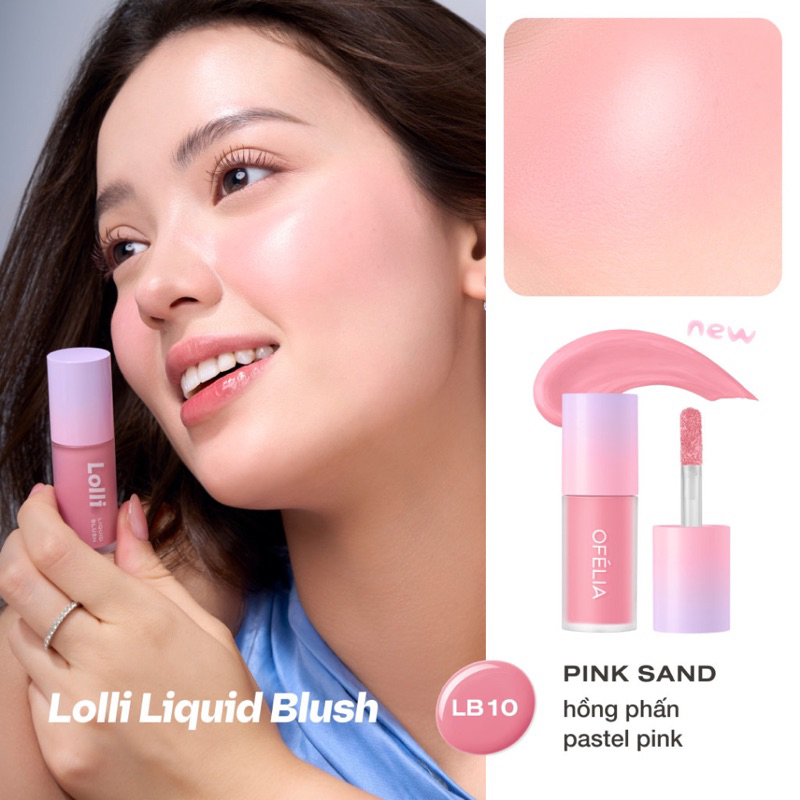 KEM MÁ HỒNG OFÉLIA LOLLI LIQUID BLUSH màu xinh Zulia Cosmetics