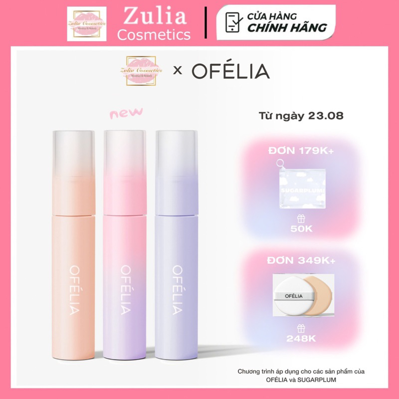 [OFÉLIA] Son Tint Bóng Lâu Trôi Cho Đôi Môi Căng Mọng Ofélia Lolli Glow Tint 3.9g Zulia Cosmetics