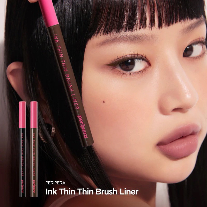 Bút Kẻ Mắt Dạ Peripera Lâu Trôi Bền Màu Ink Thin Brush Liner