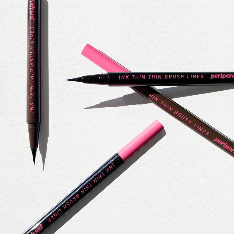 Bút Kẻ Mắt Dạ Peripera Lâu Trôi Bền Màu Ink Thin Brush Liner