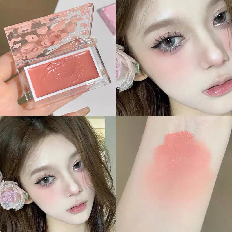 [Jill Leen] Phấn Má Hồng Kem Jill Leen Màu Tông Hồng Đào Nhẹ Nhàng Dưỡng Ẩm Tự Nhiên Bền Màu 7g