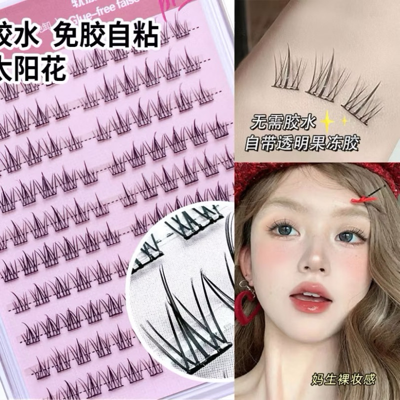 Lông Mi Giả chùm Tranci siêu đẹp kết sợi đều, lông mi cụm tự nhiên makeup chuyên nghiệp