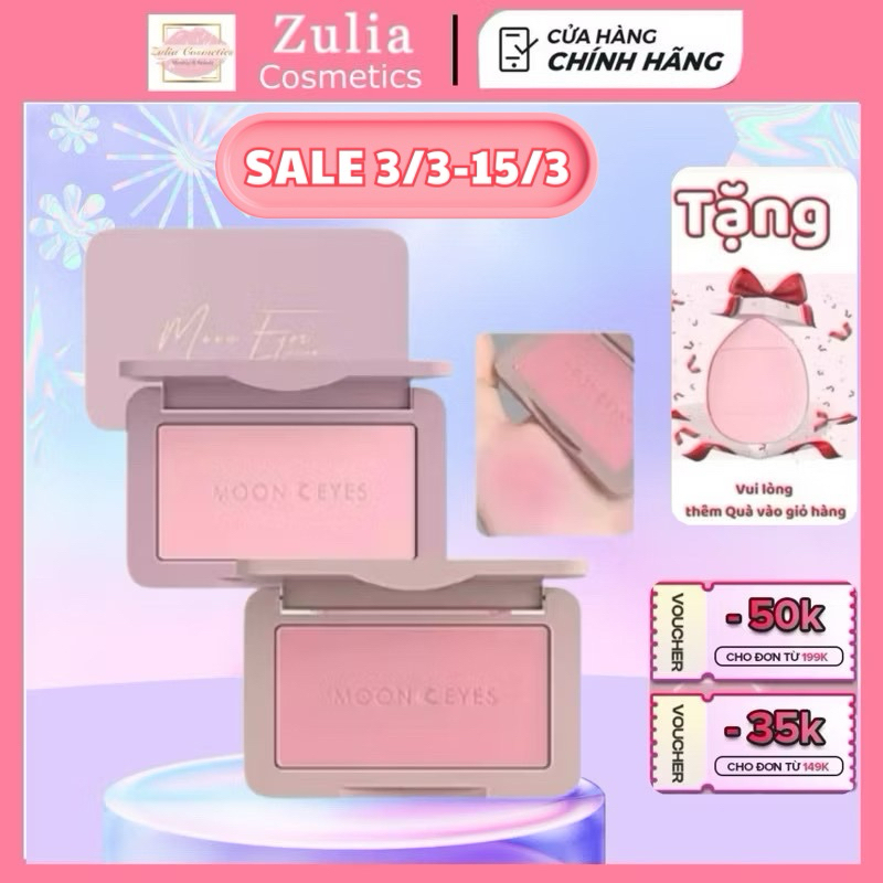 [MOON EYES] Phấn Má Lỳ Mịn Moon Eyes Color 35 màu 6.5gr