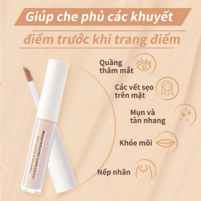 Kem che khuyết điểm JUDYDOLL dạng lỏng độ che phủ cao lâu trôi Zulia Cosmstics - JudyDoll
