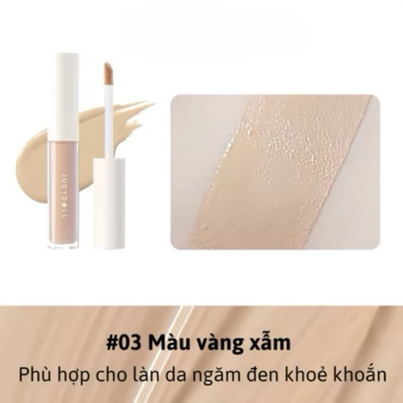 Kem che khuyết điểm JUDYDOLL dạng lỏng độ che phủ cao lâu trôi Zulia Cosmstics - JudyDoll