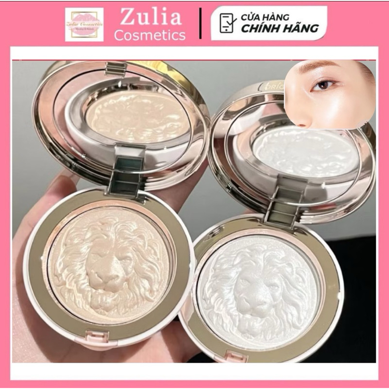 Phấn Bắt Sáng Sư Tử Lion Gloss Powder Highlight mềm mịn sang chỉnh bám phấn lên màu đẹp