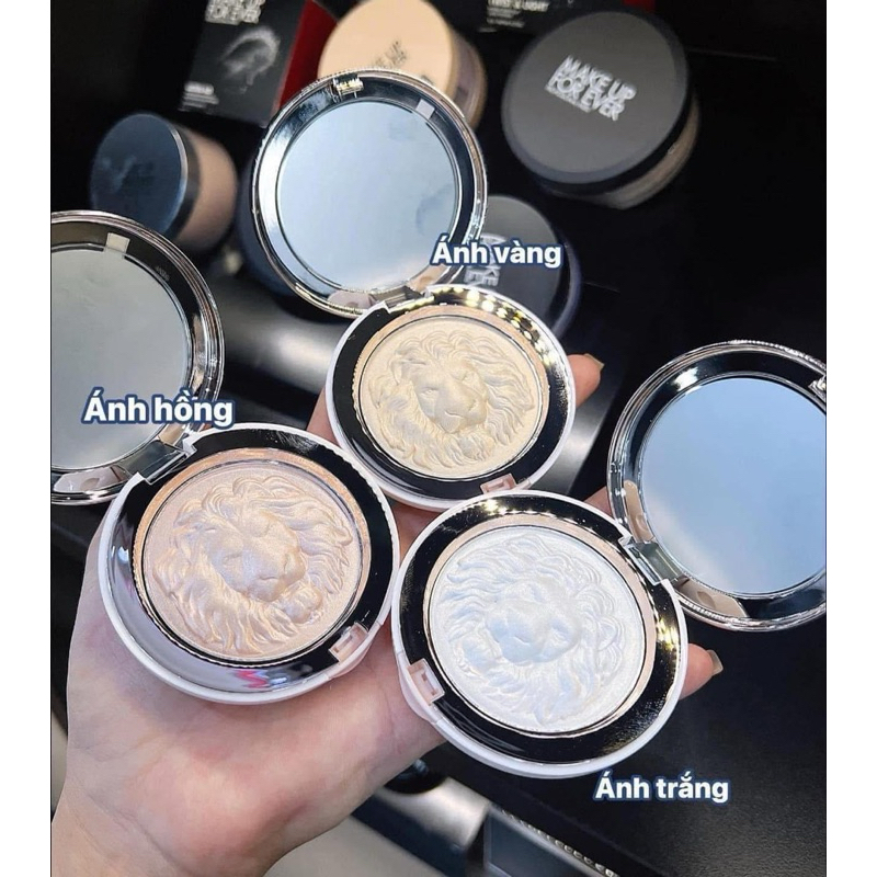 Phấn Bắt Sáng Sư Tử Lion Gloss Powder Highlight mềm mịn sang chỉnh bám phấn lên màu đẹp