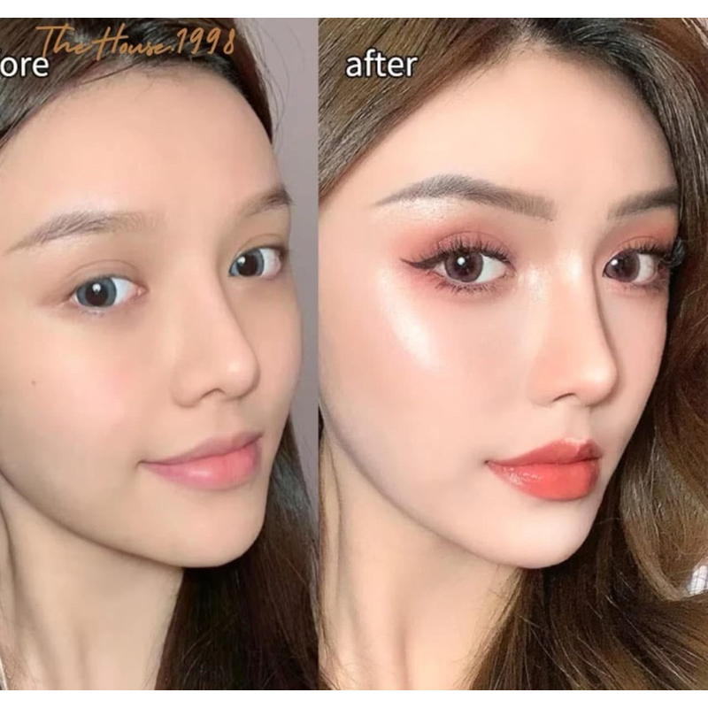 Phấn Bắt Sáng Sư Tử Lion Gloss Powder Highlight mềm mịn sang chỉnh bám phấn lên màu đẹp