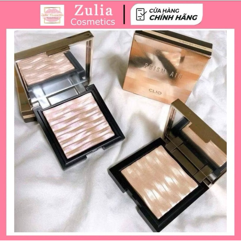[CLIO] Phấn Bắt Sáng Siêu Mịn CLIO Prism Air Highlighter 7g 01 gold sheer + 02 Fairy Pink
