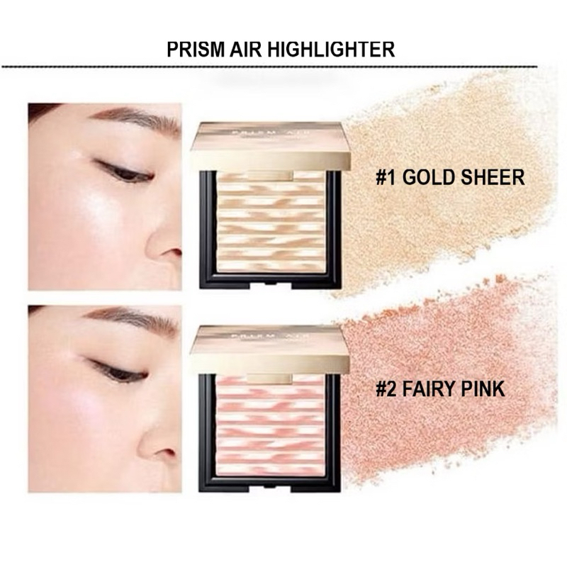 [CLIO] Phấn Bắt Sáng Siêu Mịn CLIO Prism Air Highlighter 7g 01 gold sheer + 02 Fairy Pink