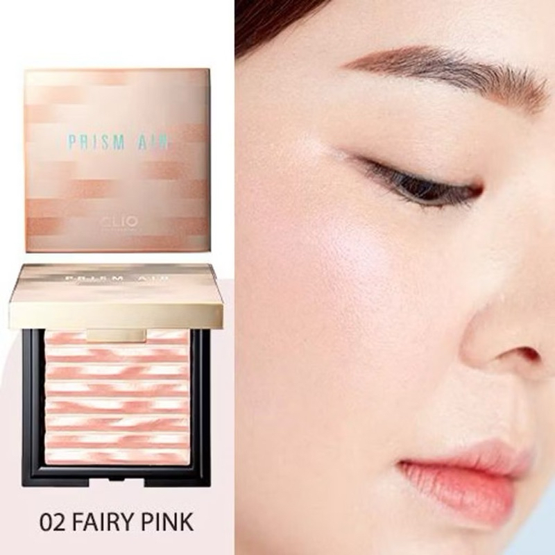 [CLIO] Phấn Bắt Sáng Siêu Mịn CLIO Prism Air Highlighter 7g 01 gold sheer + 02 Fairy Pink