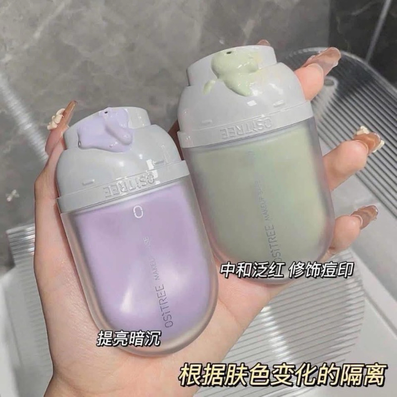[OSITREE] Kem Lót OSITREE Đổi Màu, Kem Lót/Nền Nâng Tone, Đều Màu Da Xanh Tím