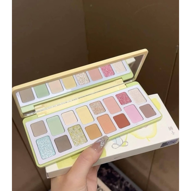 [QianYan] Bảng Phấn Mắt QianYan Cheeryep 16 Ô, Tone Màu Đa Dạng, Nhũ Lì, 13g (NHẬP KHẨU CHÍNH HÃNG)