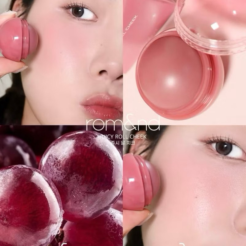 (NEW) Má Hồng Kem Trứng dạng lăn ROMAND Juicy Roll Cheek (8.4g) Dạng Lăn