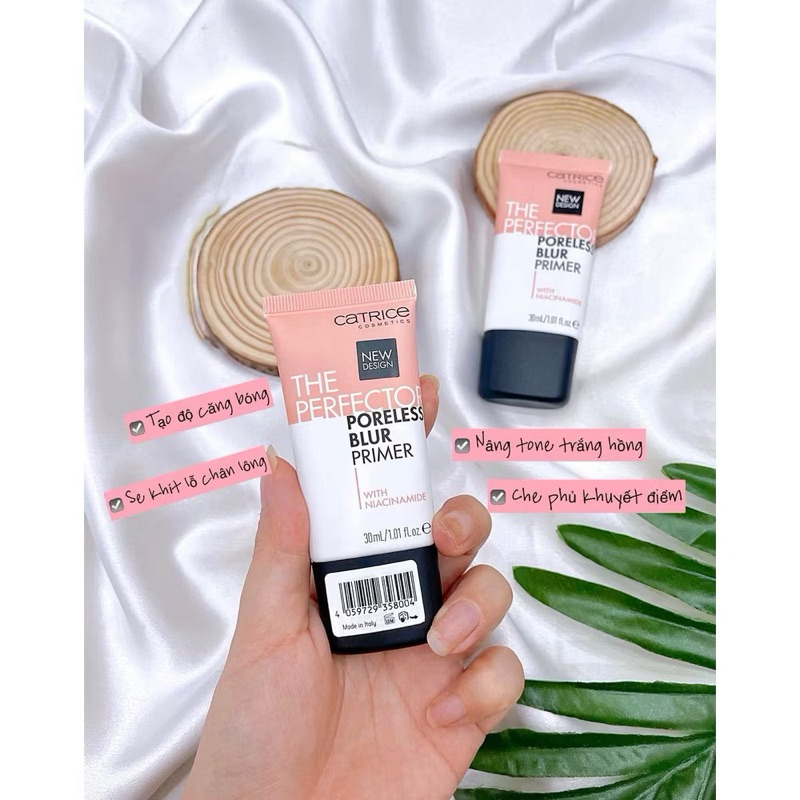 [CATRICE] Kem Lót Catrice Prime and Fine Pore Refining Anti Shine Base Siêu Mịn Chính Hãng Phiên Bản Mới Nhất - Mẫu mới