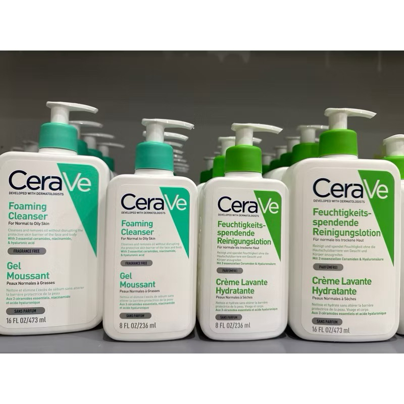 [HÀNG CÔNG TY] Sữa Rửa Mặt CERAVE Sạch Sâu, Dưỡng Ẩm, Tẩy Da Chết Dịu Nhẹ Cerave Developed Foaming Cleanser