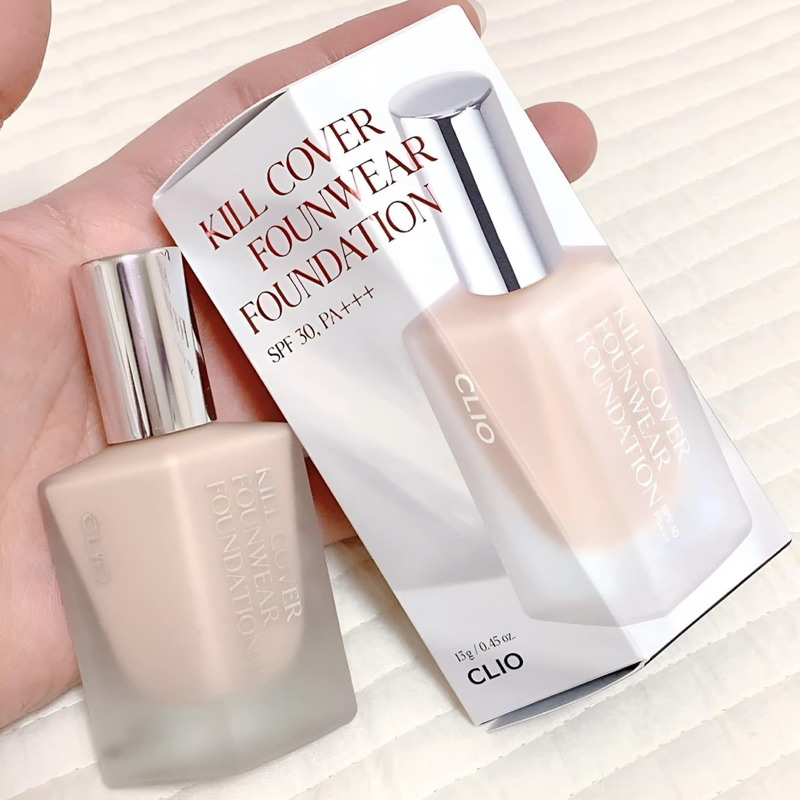 [Clio] KEM NỀN CHO DA DẦU CLIO KILL COVER FOUNWEAR FOUNDATION 13 Gam
