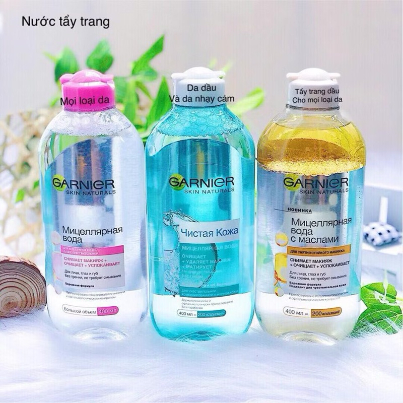 [FREE SHIP] Nước Tẩy Trang Garnier Pháp Chính Hãng