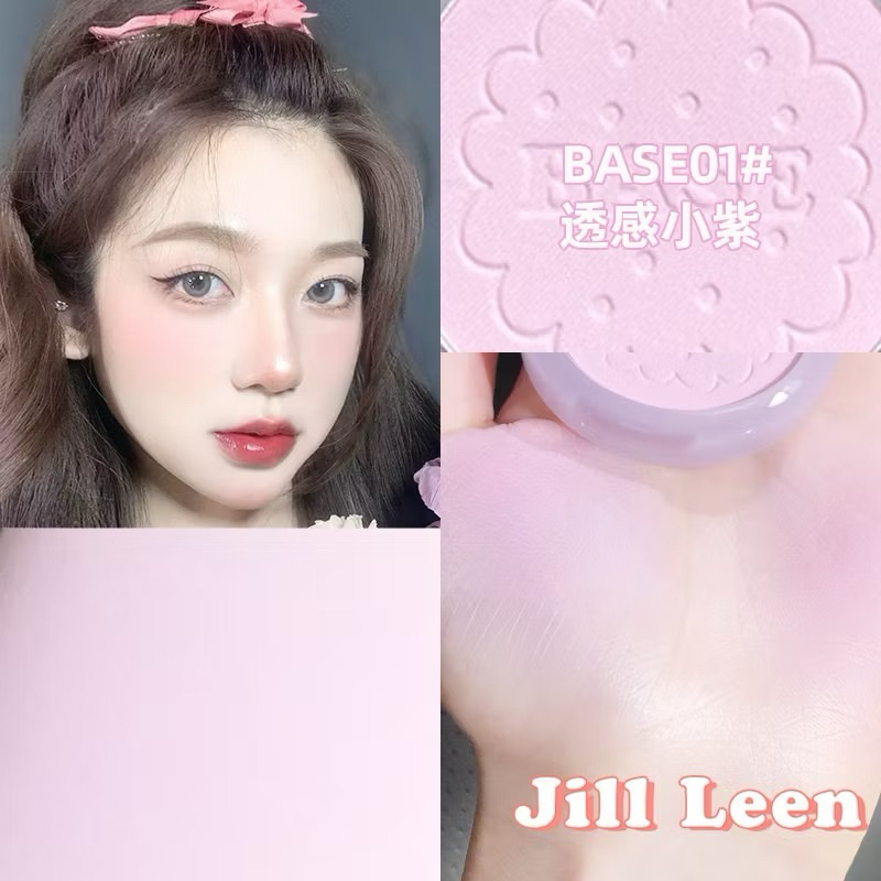 Phấn Má Hồng JILL LEEN Đơn Sắc Ánh Nhũ Mềm Mịn Tạo Khối Làm Sáng Da Màu Sắc