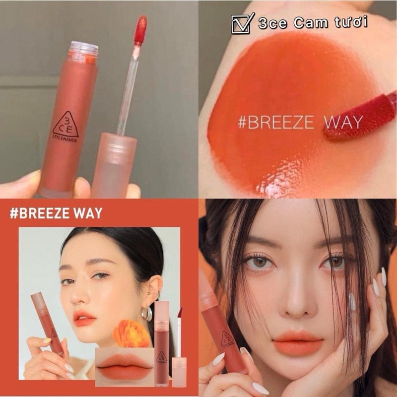 [VỎ MỚI] Son 3CE Blur Water Tint Hiệu Ứng Viền Môi