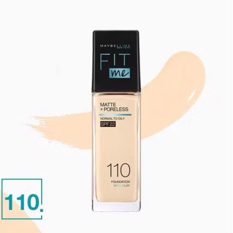Kem Nền Maybelline Fit Me Mịn Nhẹ Kiềm Dầu Matte Poreless Foundation 30ml