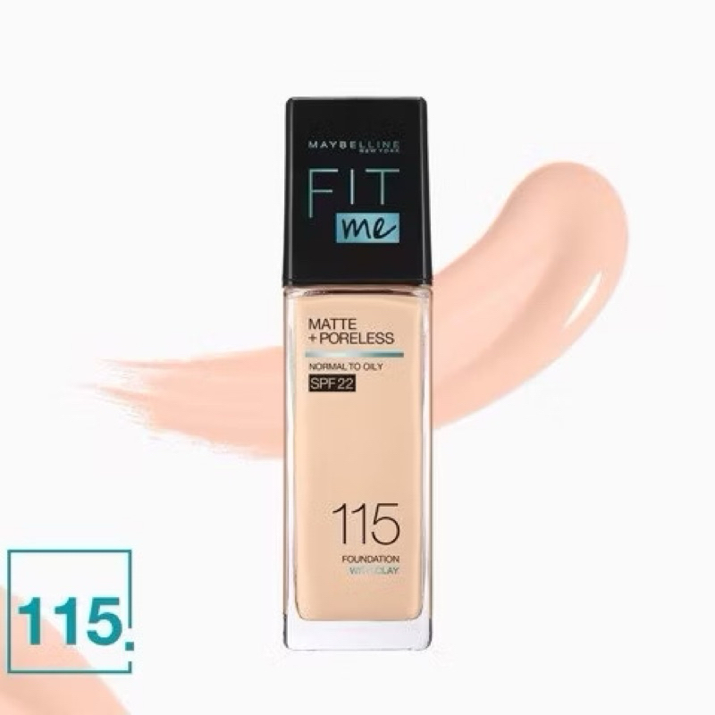 Kem Nền Maybelline Fit Me Mịn Nhẹ Kiềm Dầu Matte Poreless Foundation 30ml
