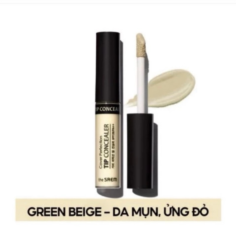Kem Che Khuyết Điểm THESAEM Cover Perfection Tip Concealer SPF28 PA++ 6.5g
