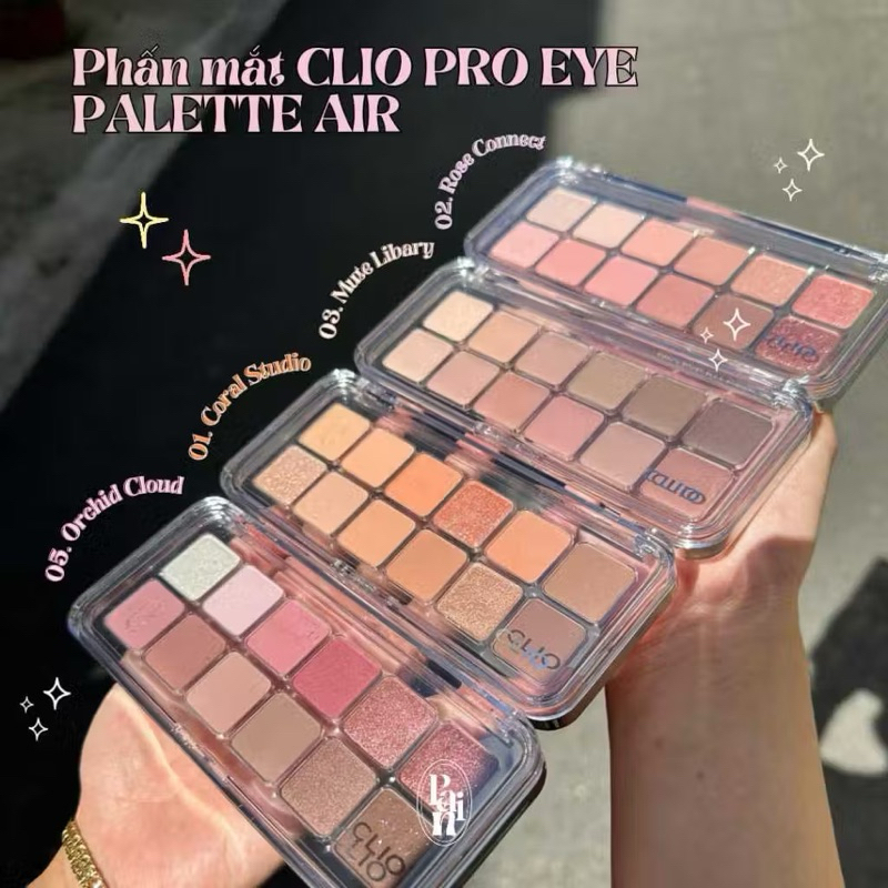 [CLIO] Bảng Phấn Mắt 12 ô Clio Pro Eye Palette Air