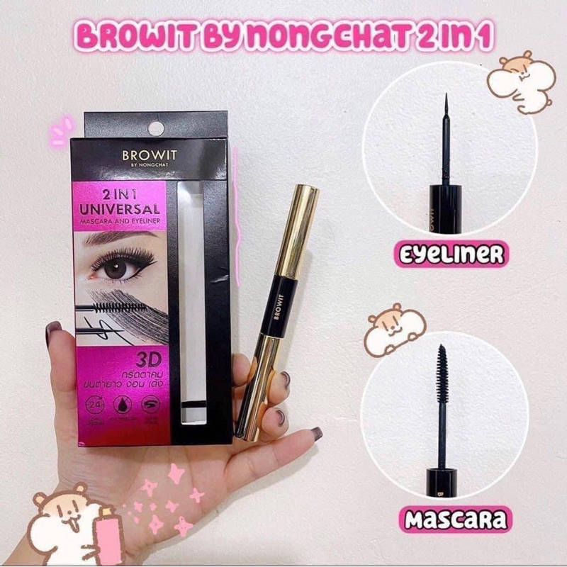 Mascara Chuốt Mi Browit Nongchat Dày Và Mi Không Lem Chuyên Makeup