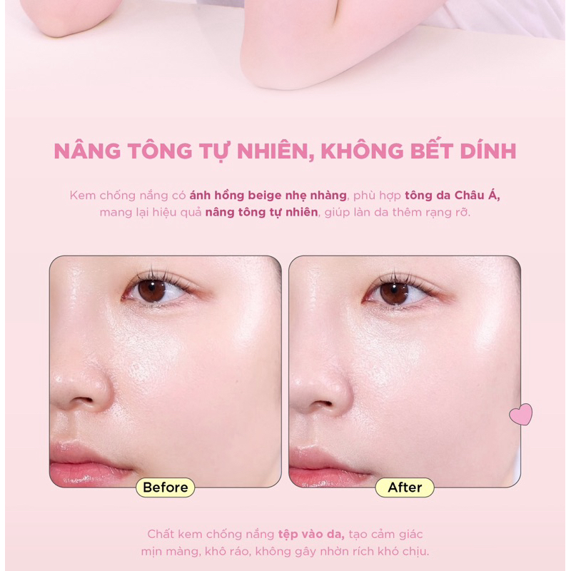 [SAMPLE] Kem Chống Nắng Dearmay Căng Bóng Trắng Da Tone up