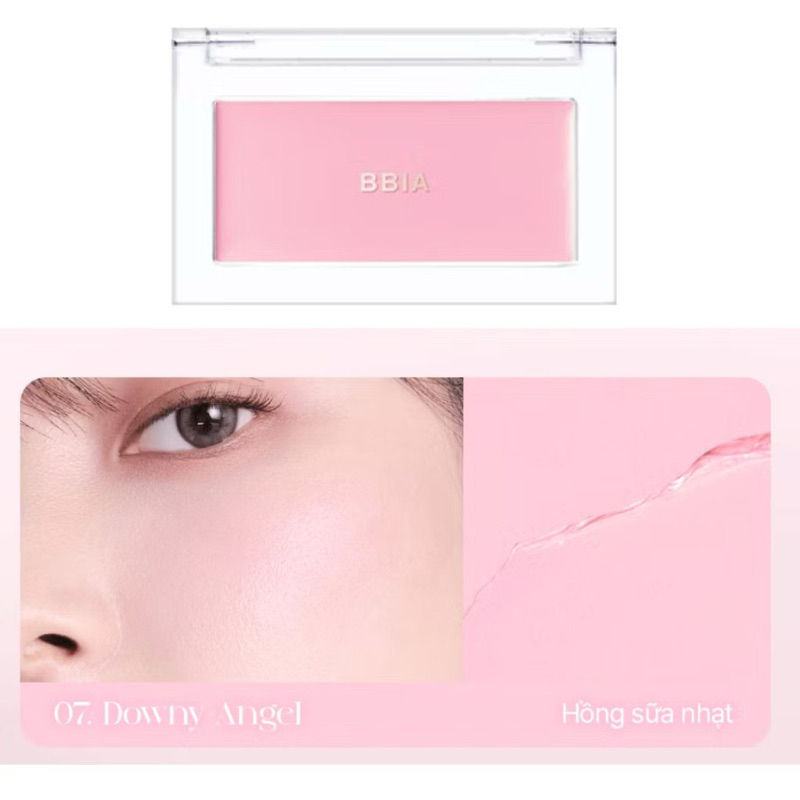 Phấn má hồng dạng phấn Bbia Ready To Wear Powder Cheek (Apricot Edition)